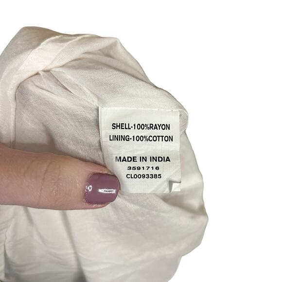 eShakti Wayward Fancies Sz 2X Floral V Neck Smocked Midi Dress Cottagecore Boho - Picture 11 of 14